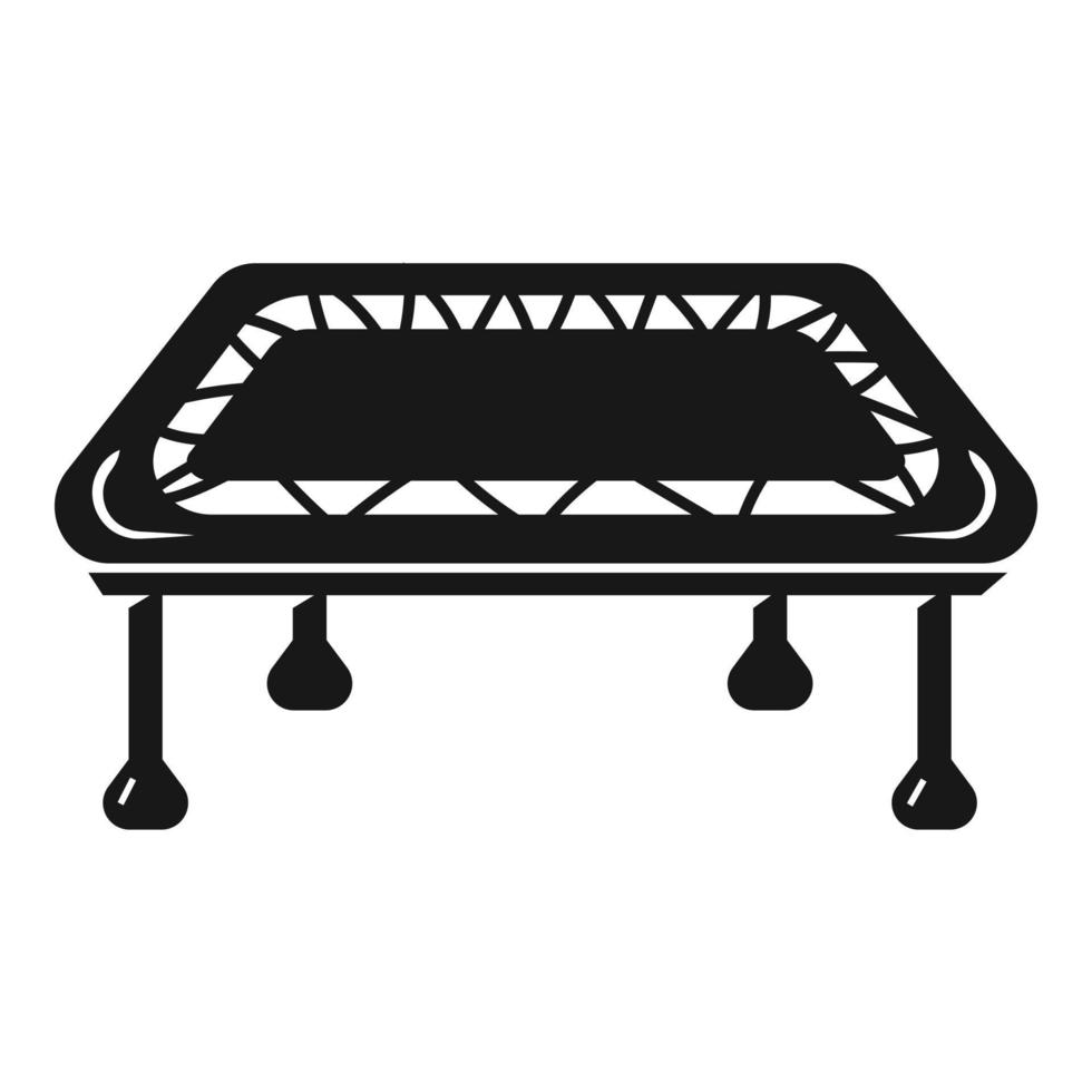 ícone de trampolim em casa, estilo simples vetor