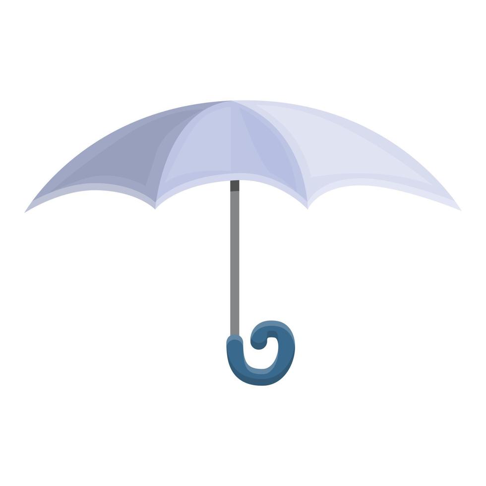 ícone de guarda-chuva cinza, estilo cartoon vetor