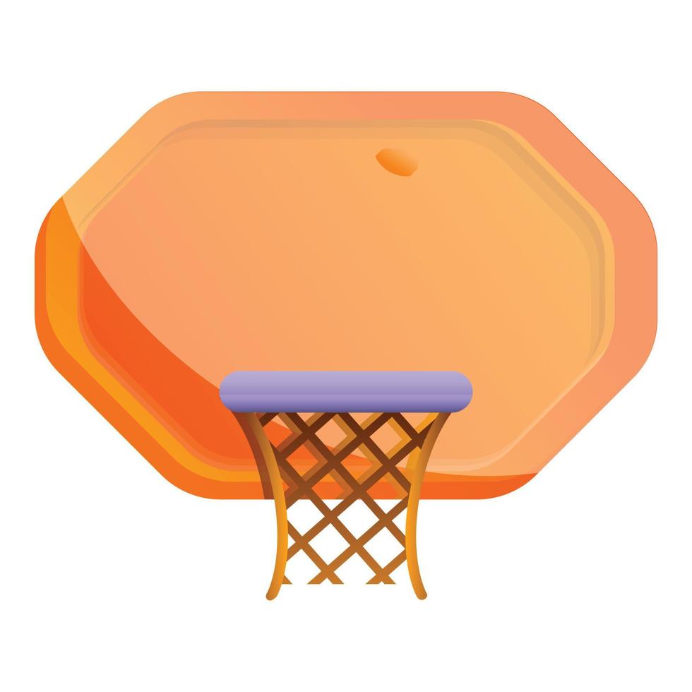 ícone de mesa de basquete, estilo cartoon vetor