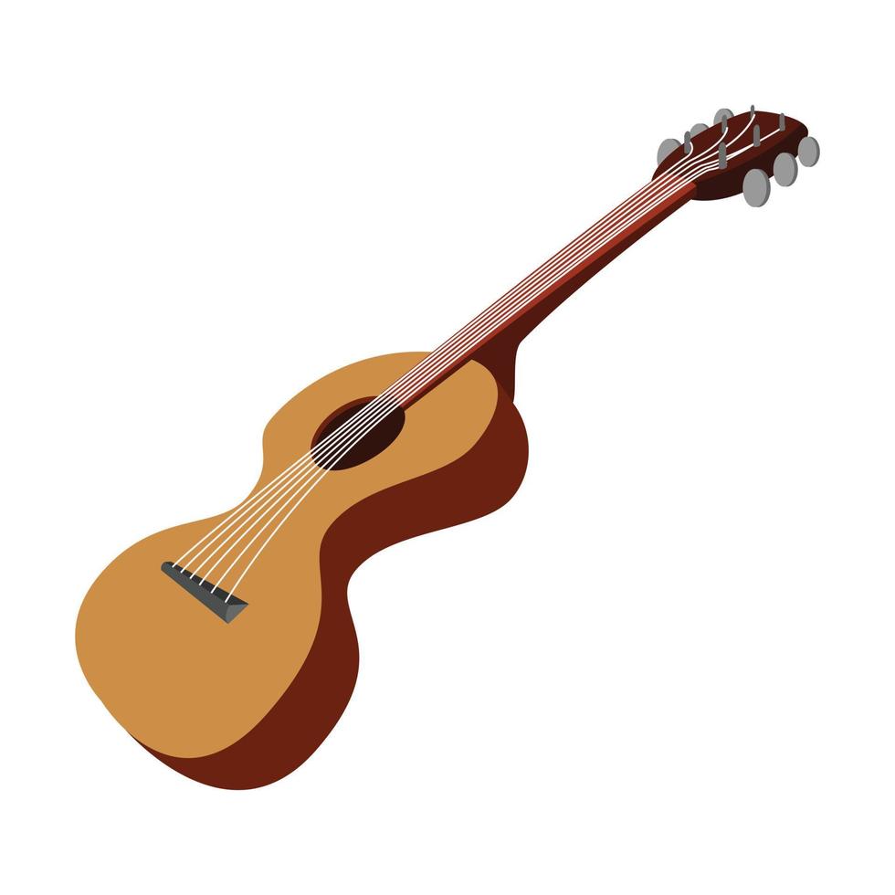 ícone de desenho de guitarra vetor