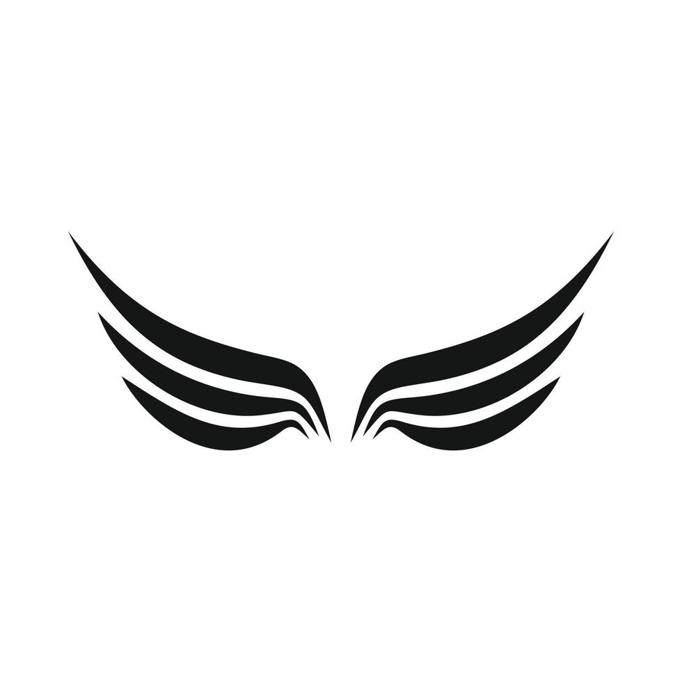 ícone de asas em estilo simples vetor
