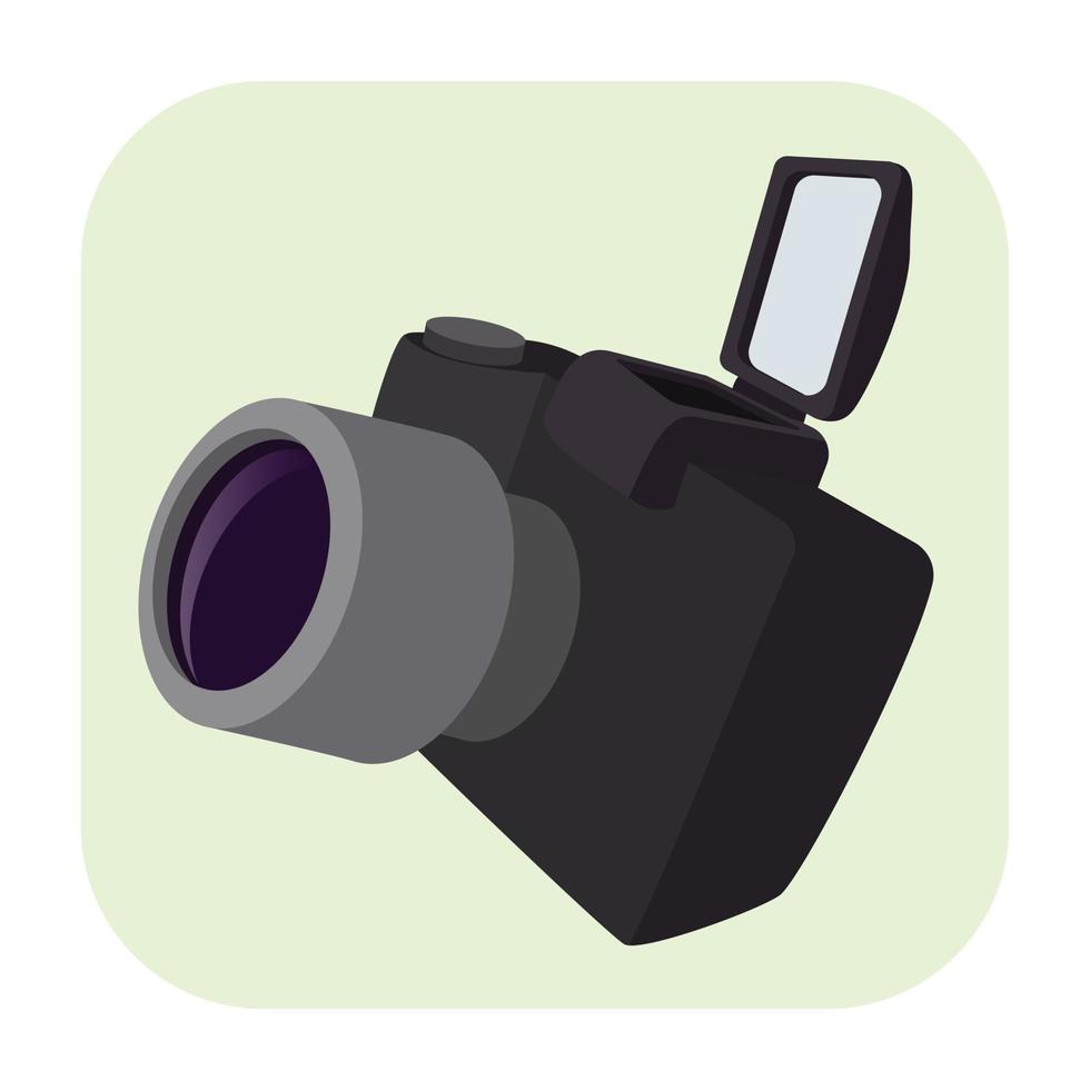 ícone de desenho de câmera vetor