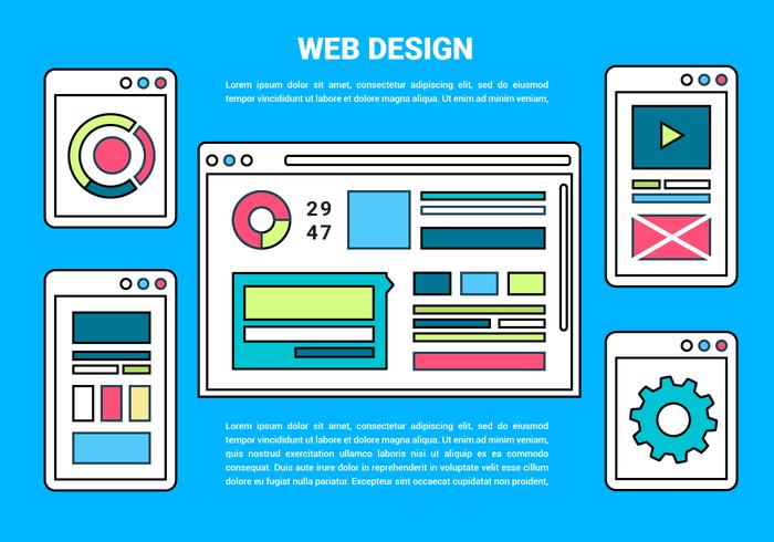Free Web Background layout Vector