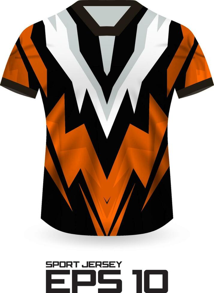 conceito de design de camisa de corrida para uniforme de equipe esportiva vetor