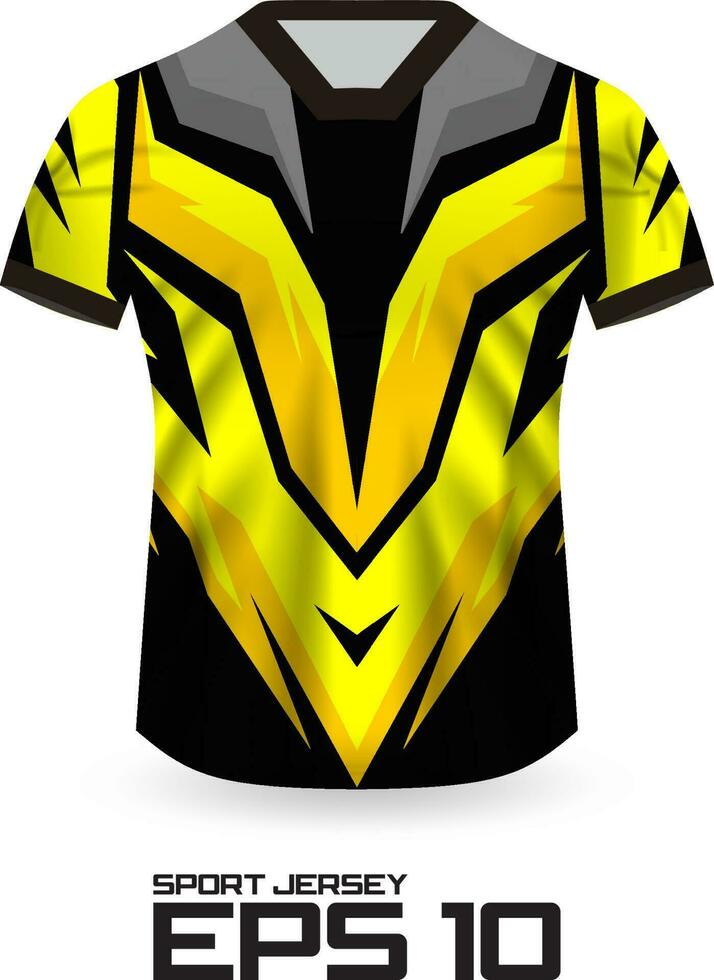 conceito de design de camisa de corrida para uniforme de equipe esportiva vetor