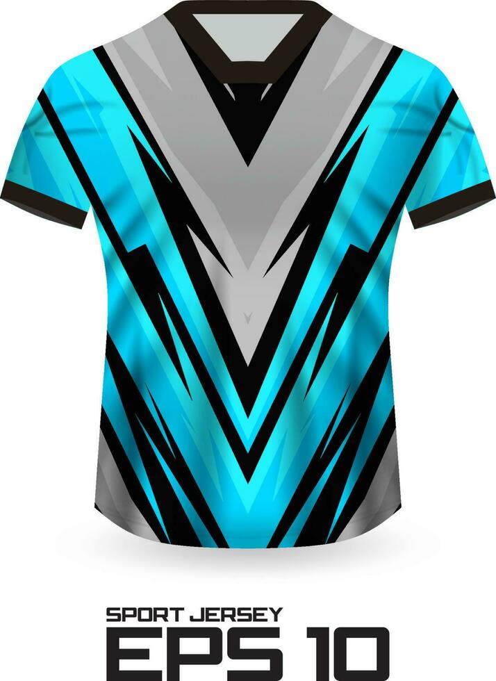 conceito de design de camisa de corrida para uniforme de equipe esportiva vetor