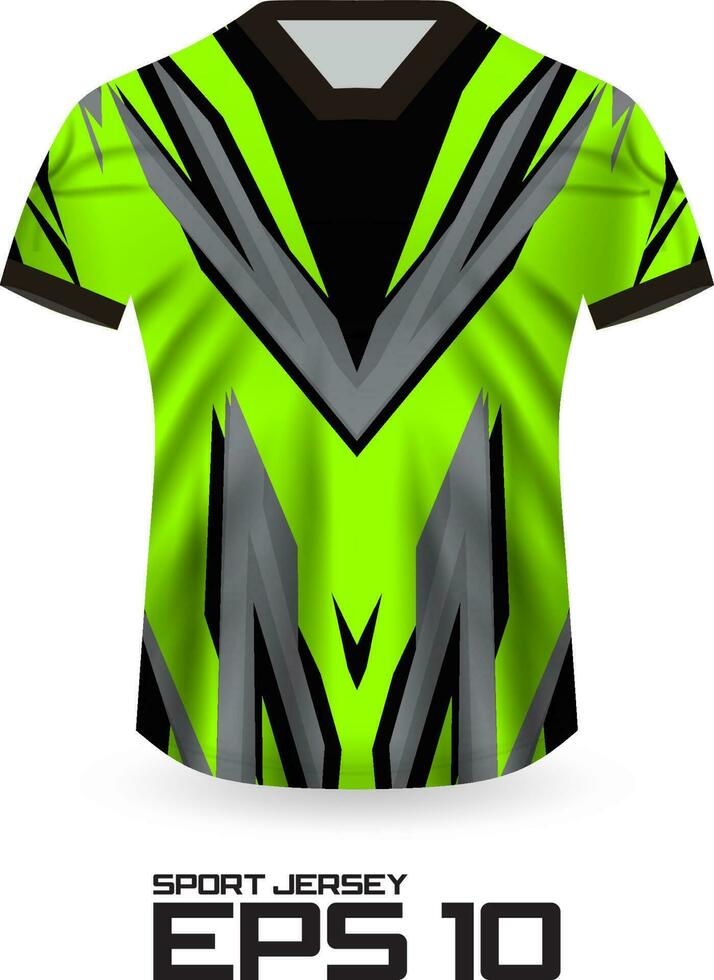 conceito de design de camisa de corrida para uniforme de equipe esportiva vetor