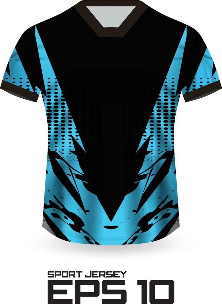 conceito de design de camisa de corrida para uniforme de equipe esportiva vetor