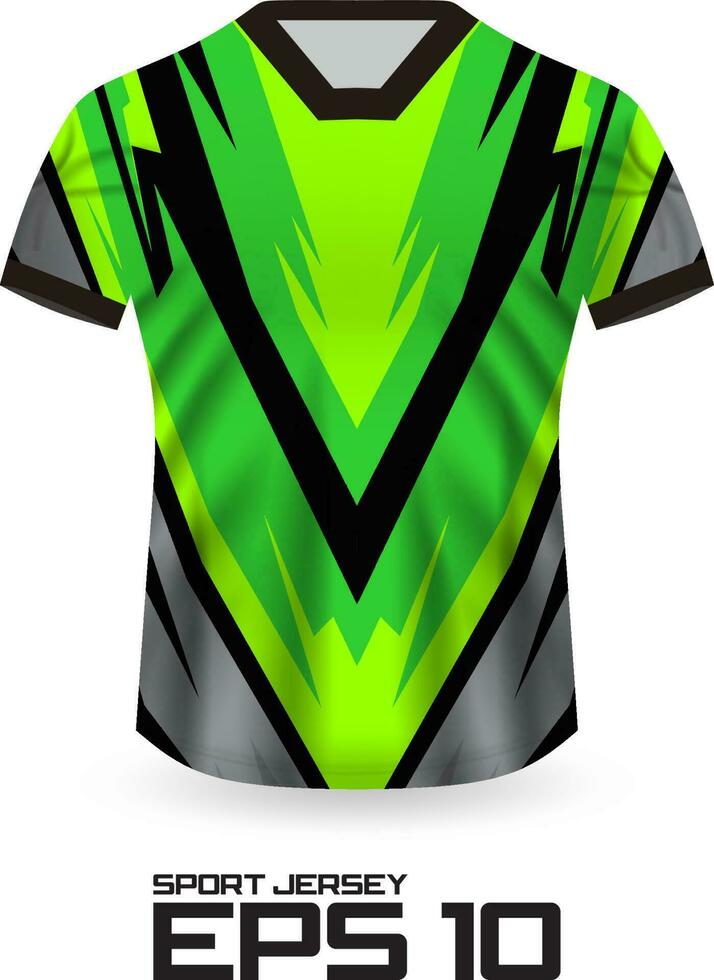 conceito de design de camisa de corrida para uniforme de equipe esportiva vetor