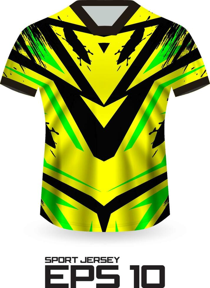 conceito de design de camisa de corrida para uniforme de equipe esportiva vetor