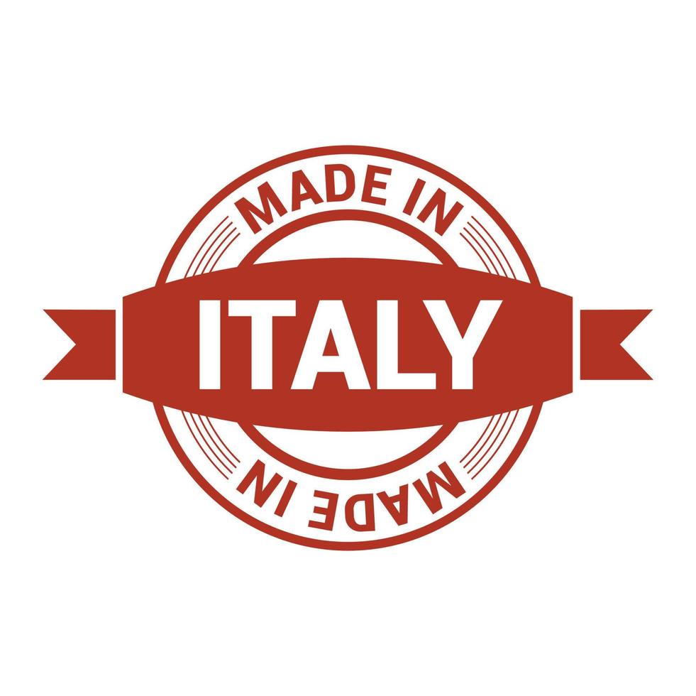 vetor de design de selo da itália