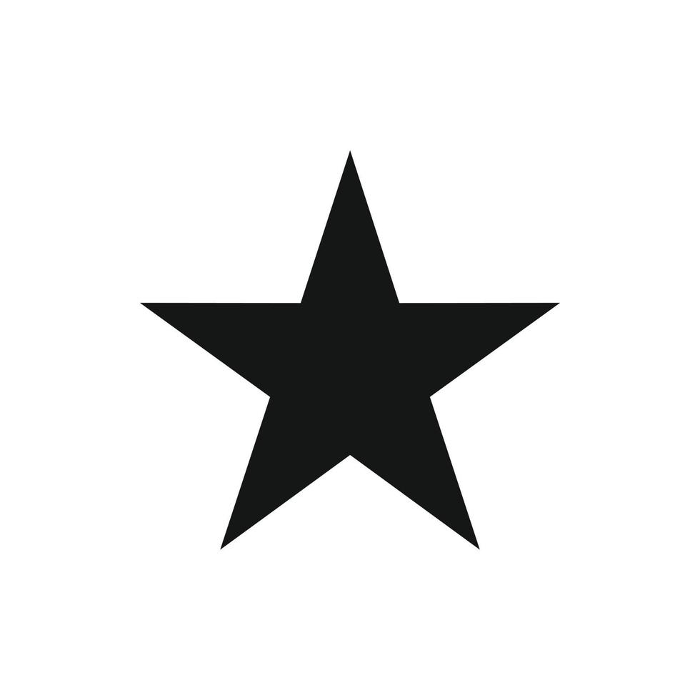 ícone de estrela, estilo simples vetor