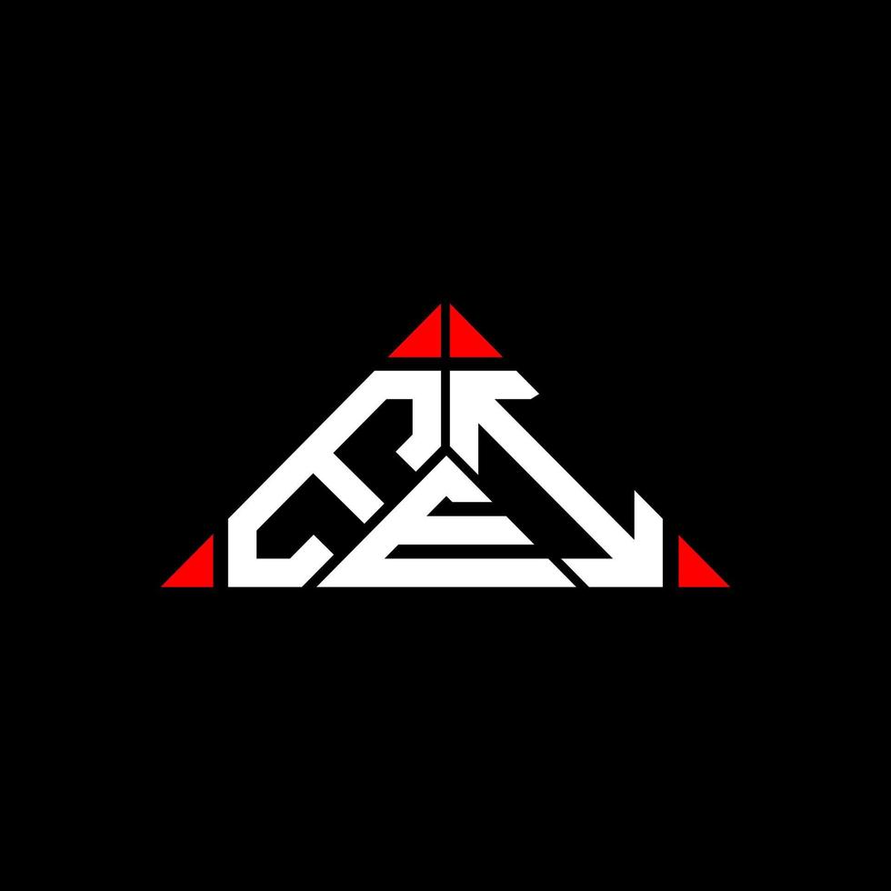design criativo do logotipo da letra eei com gráfico vetorial, logotipo simples e moderno da eei em forma de triângulo redondo. vetor