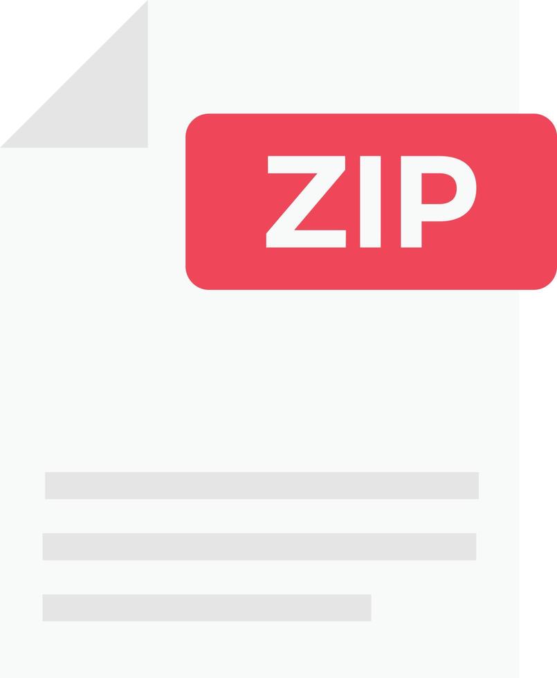 ilustração vetorial de arquivo zip em um icons.vector de qualidade background.premium para conceito e design gráfico. vetor