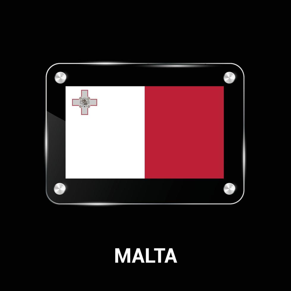 vetor de design de bandeira de malta