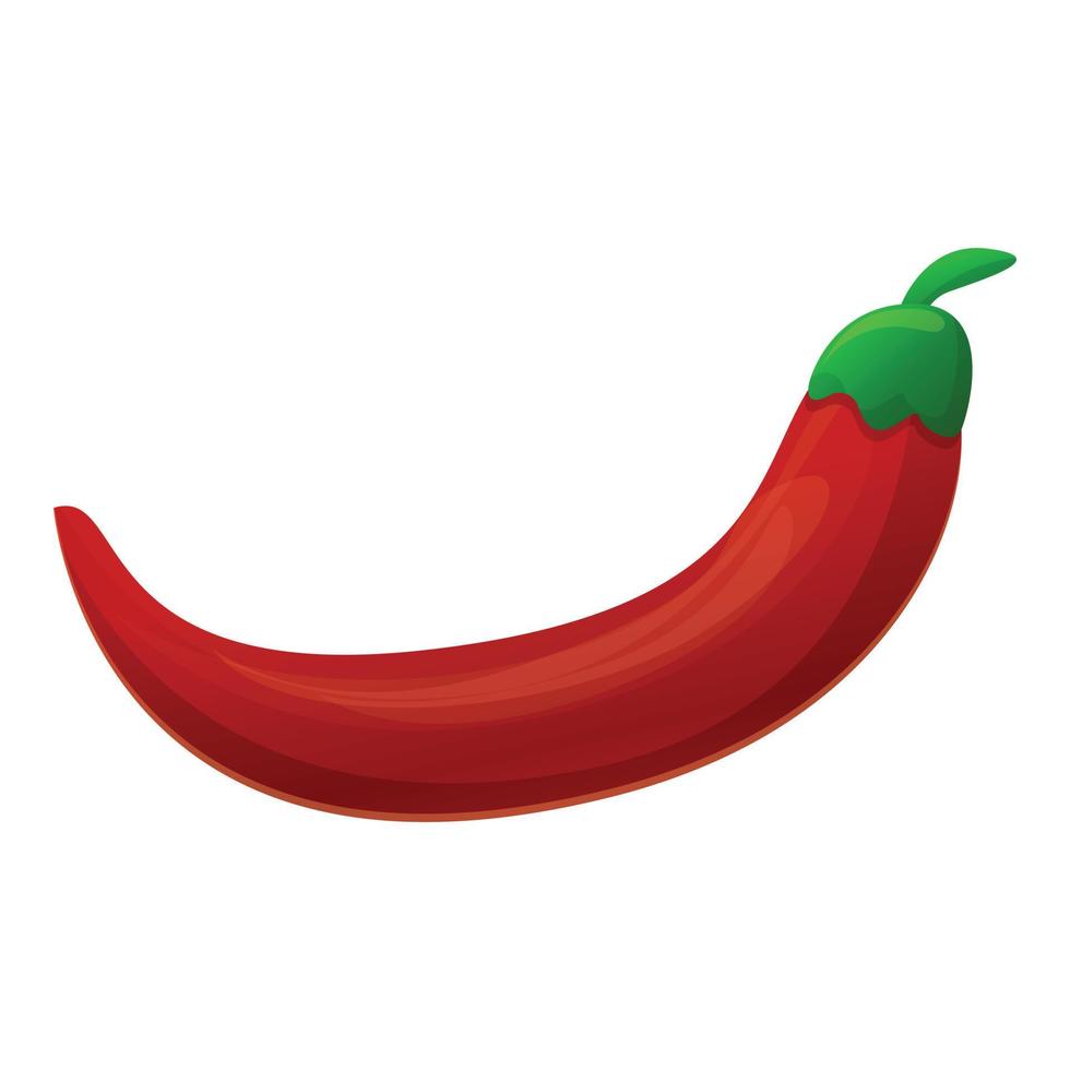 ícone de pimenta vermelha, estilo cartoon vetor