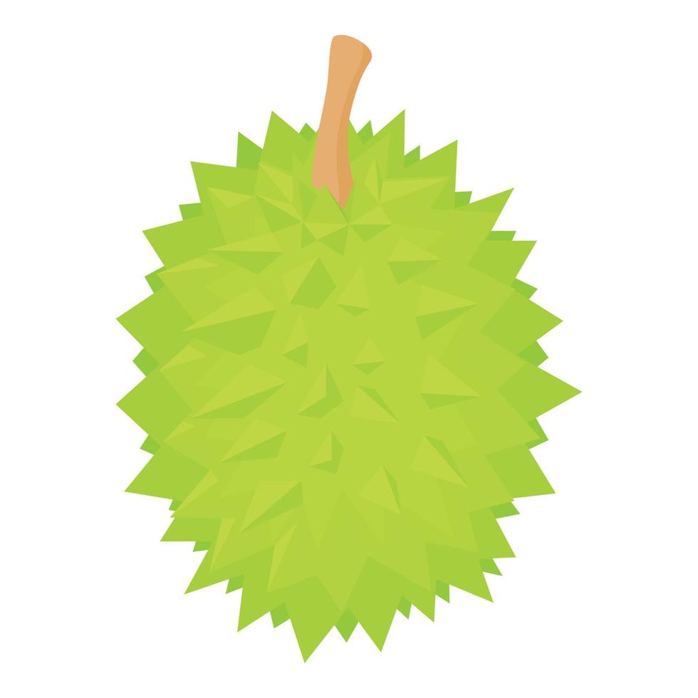 ícone de fruta tropical durian, estilo isométrico vetor