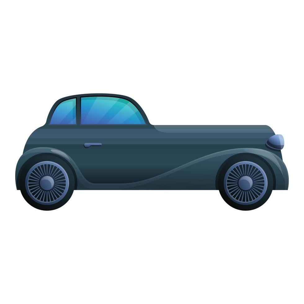 ícone de carro velho clássico, estilo cartoon vetor