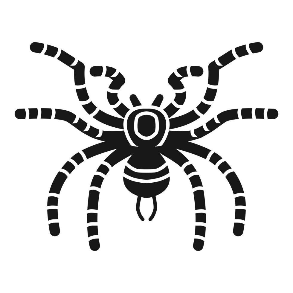ícone de aranha tarântula, estilo simples vetor