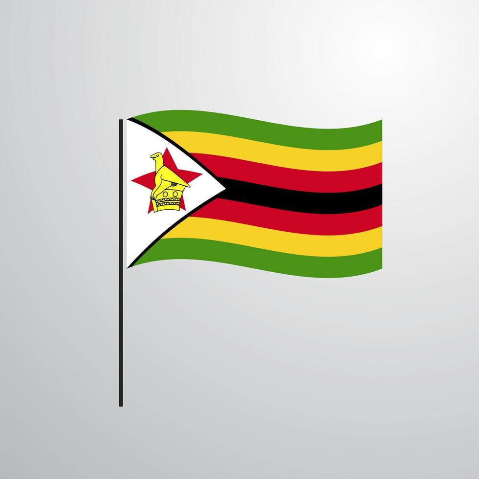 bandeira do Zimbábue vetor