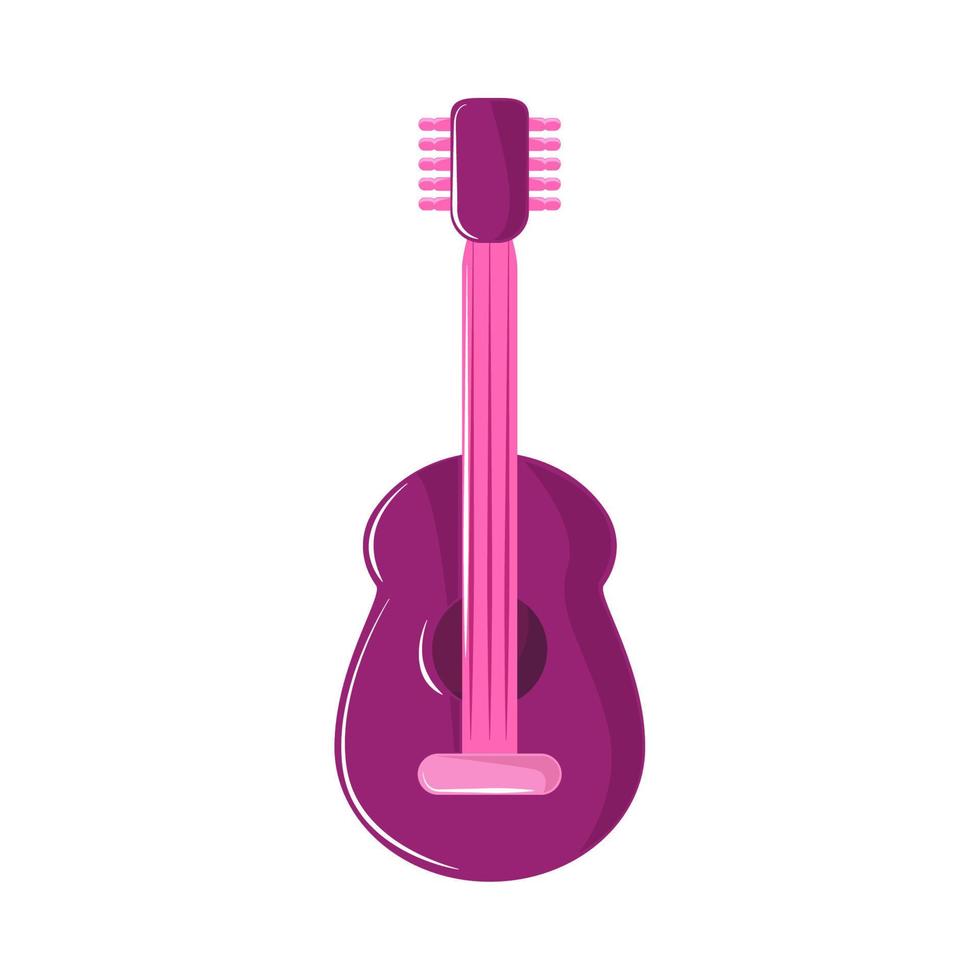 instrumento musical de guitarra vetor