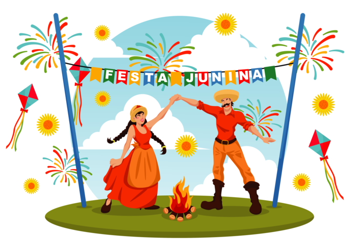 Festa Junina Ilustração vetorial vetor