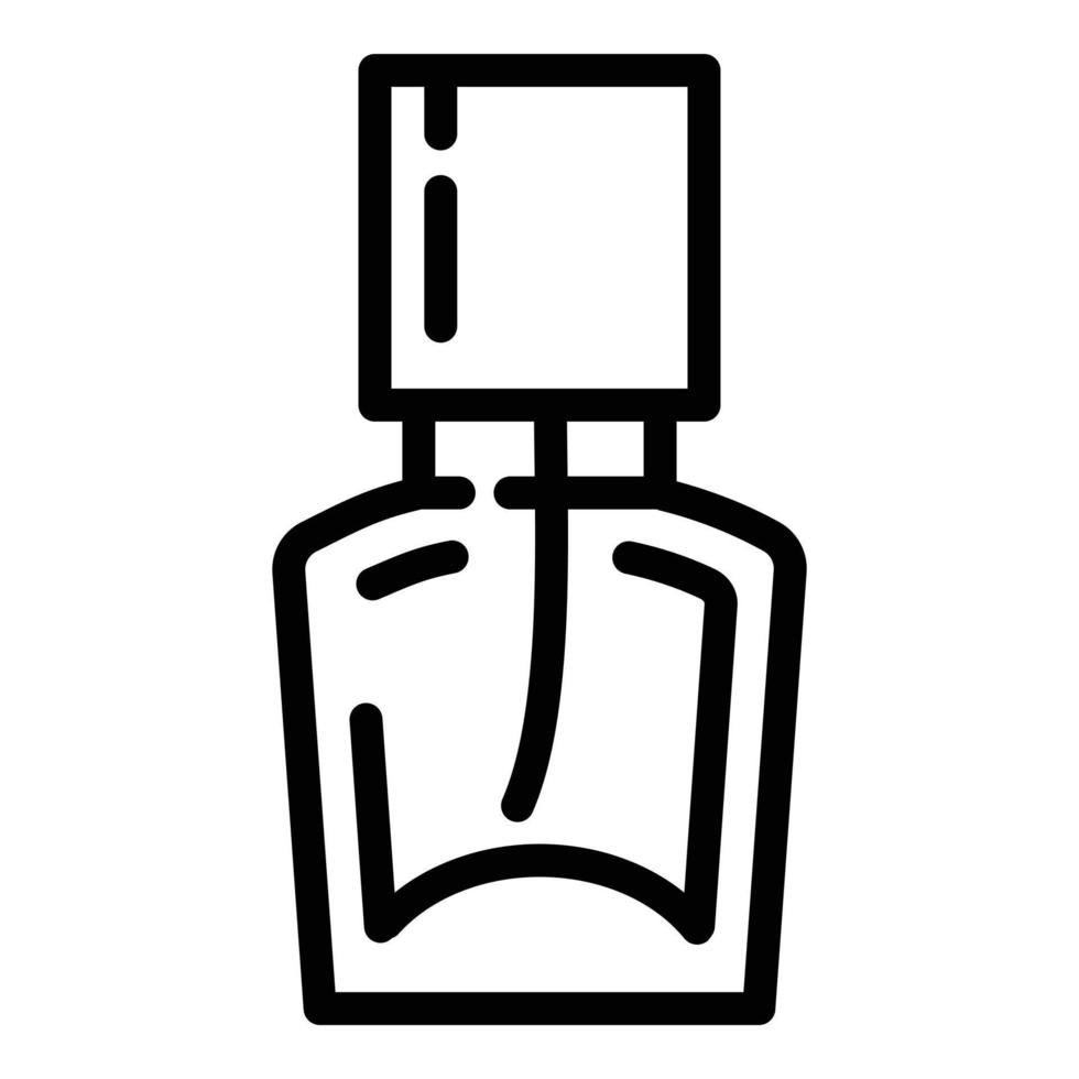 ícone de perfume, estilo de estrutura de tópicos vetor