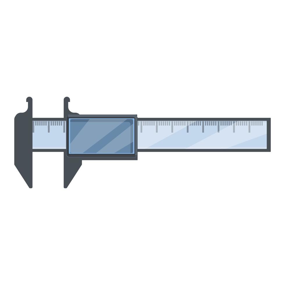 ícone de paquímetro moderno, estilo cartoon vetor