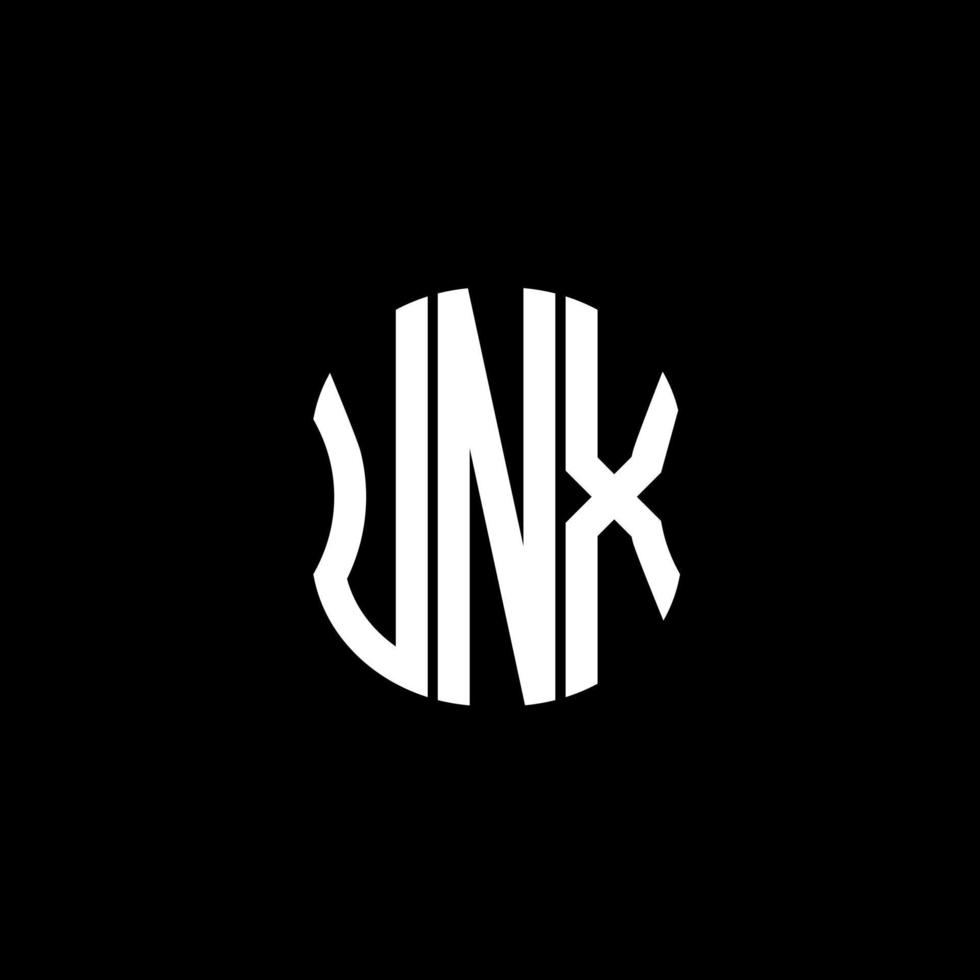design criativo abstrato do logotipo da letra umx. design exclusivo umx vetor