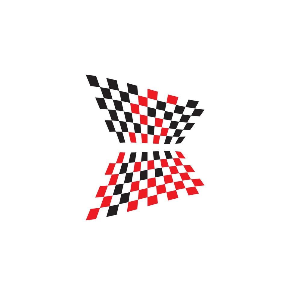 vetor de design de ícone de bandeira de corrida