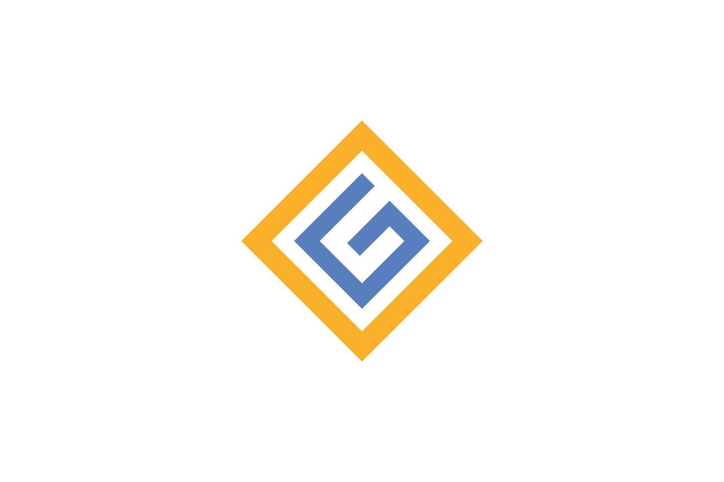 logotipo criativo da letra g vetor