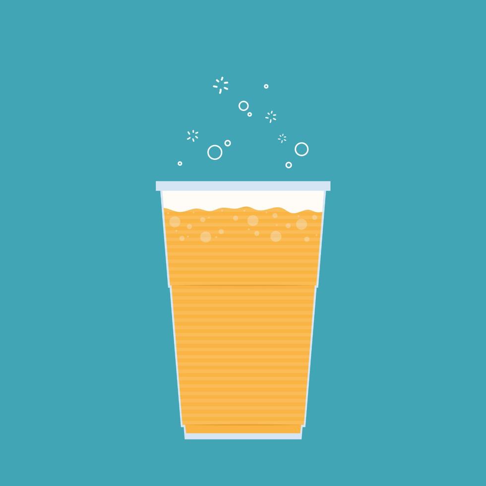 vetor de copo de cerveja. design de logotipo de copo de cerveja. papel de parede. espaço livre para texto. fundo