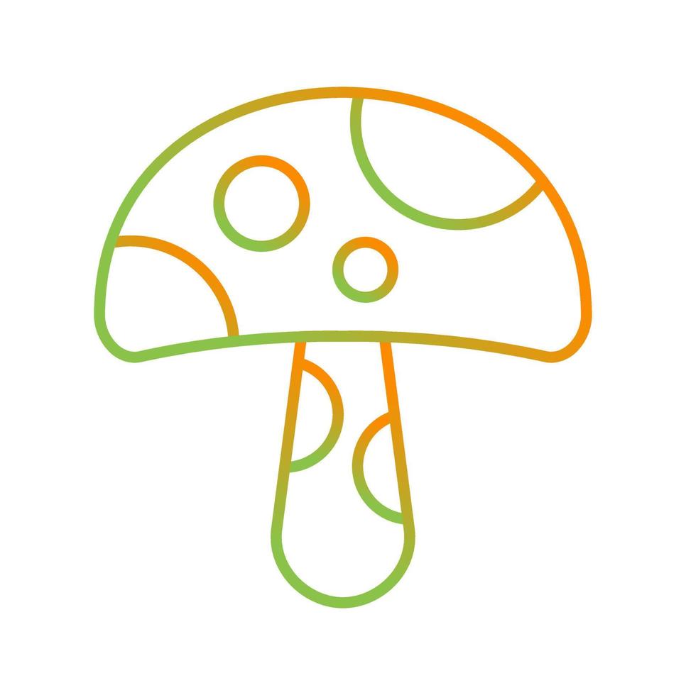 ícone de vetor de cogumelo