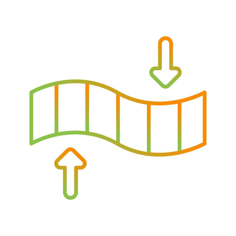 ícone de vetor de elasticidade