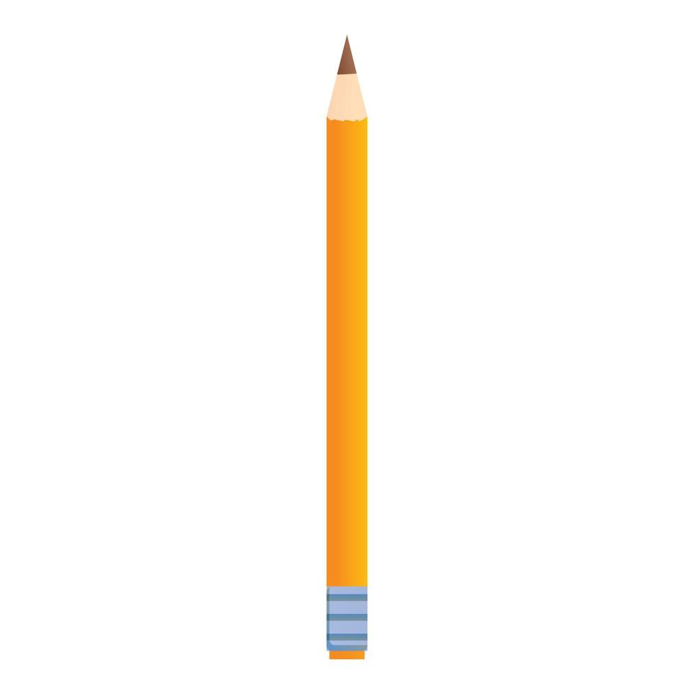 ícone de lápis de carpinteiro, estilo cartoon vetor