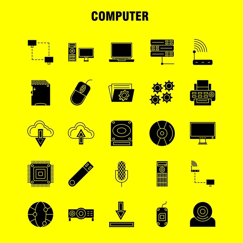 ícones de glifos sólidos de aplicativos móveis definidos para infográficos kit uxui móvel e design de impressão incluem mídia de gravação de microfone compartilhamento de botão de conectividade usuário eps 10 vetor