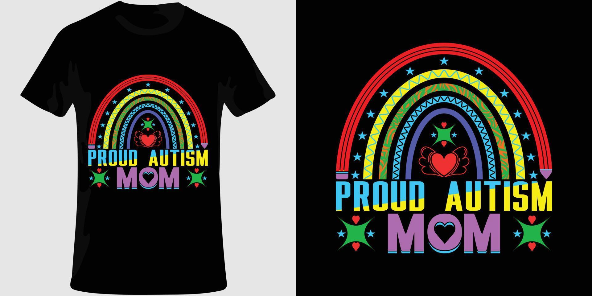 design de camiseta arco-íris. vetor
