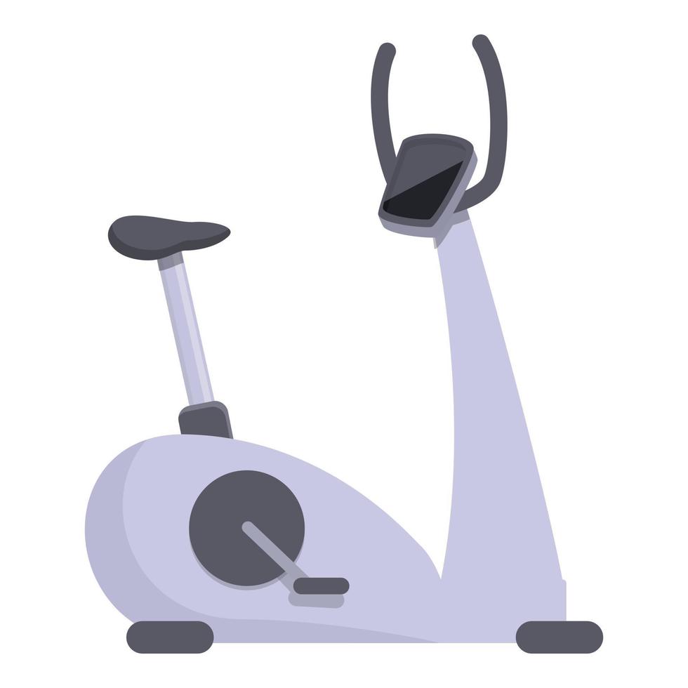 vetor de desenhos animados de ícone de bicicleta de exercício. esporte fitness
