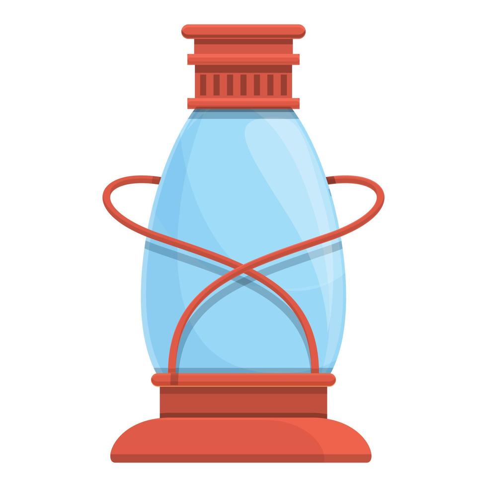 ícone de vela de querosene, desenho animado e estilo simples vetor