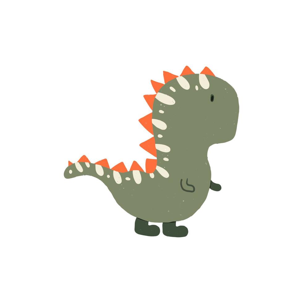 dinossauro bebê fofo t-rex jurássico vetor