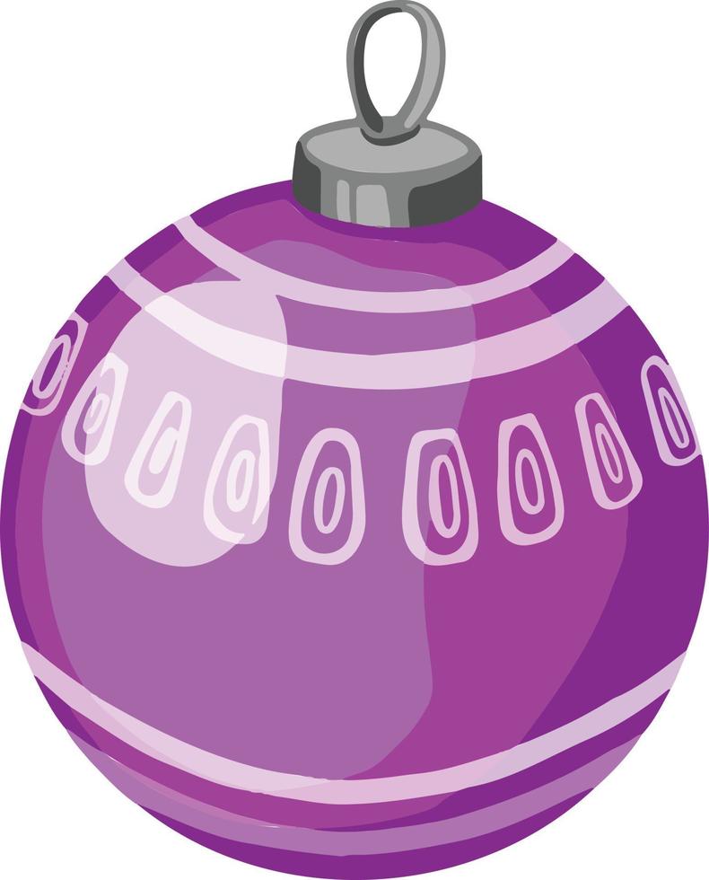 símbolo ano novo ou brinquedo de natal bola de natal vetor