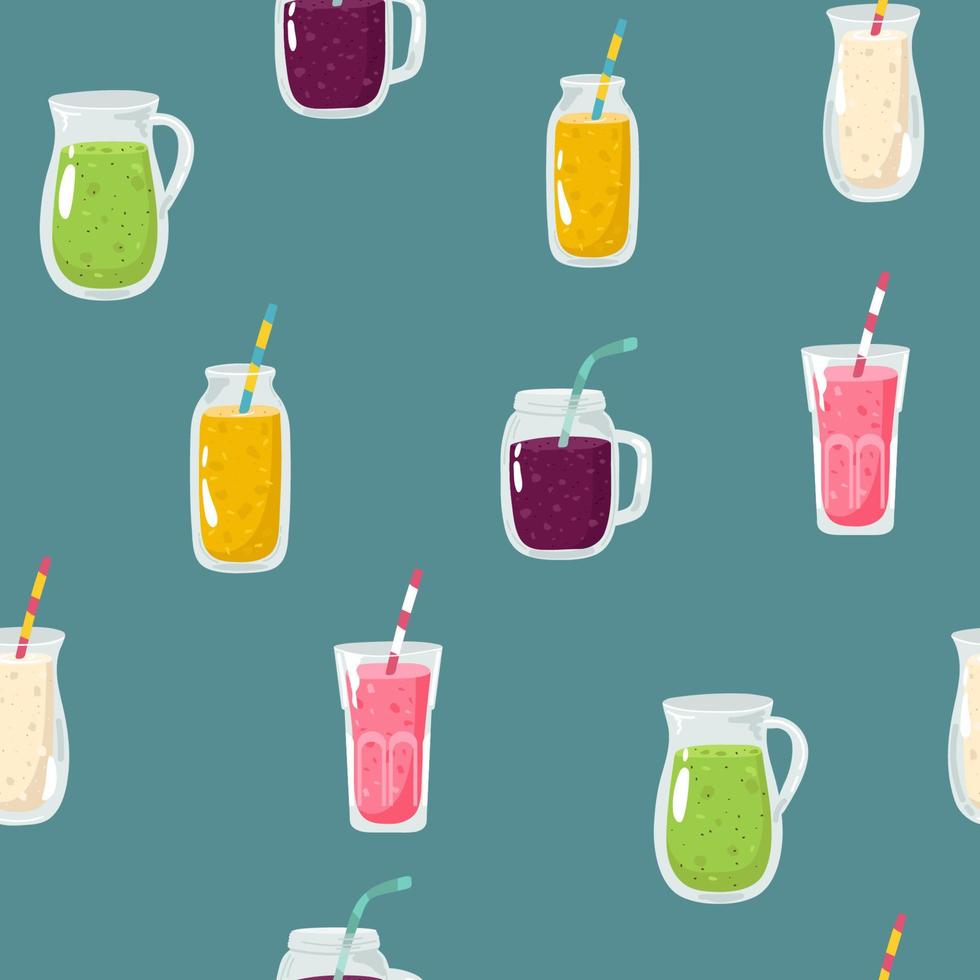 padrão preto sem emenda de vetor com copo de coquetéis tropicais, suco, vinho e champanhe. doodle fundo com bebidas. design para festa na praia de verão, menu de bar de bebidas alcoólicas,