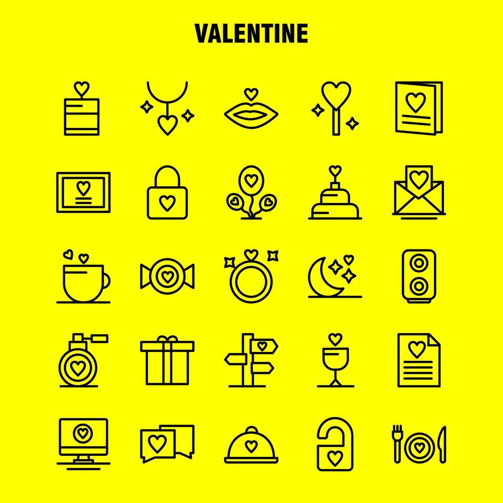 pacote de ícones da linha dos namorados para designers e desenvolvedores ícones de arquivo imagem de amor romance dos namorados vetor de amor romance dos namorados