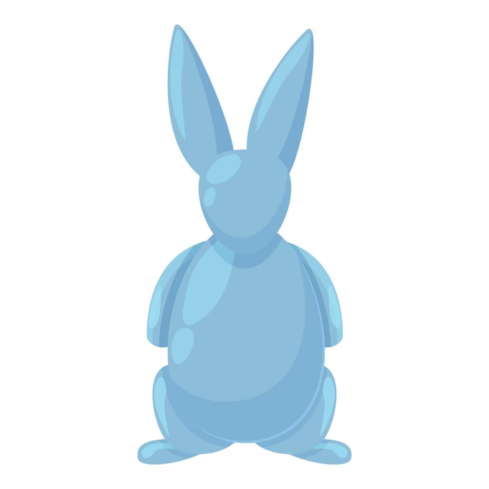 vetor de desenhos animados de ícone de coelho de balão. ar fofo