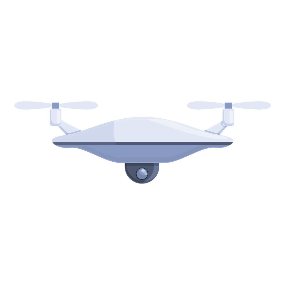 ícone de pesquisa de tecnologia drone, estilo cartoon vetor