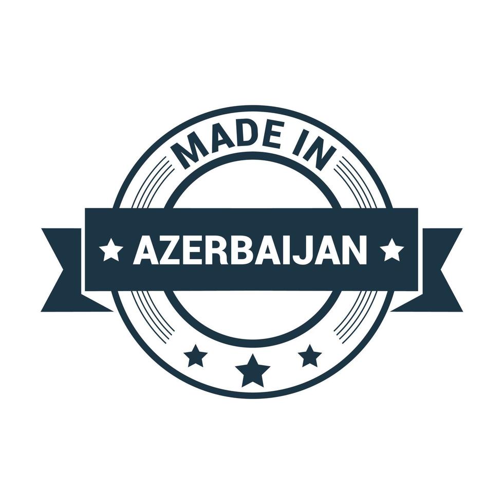 vetor de design de selo do azerbaijão