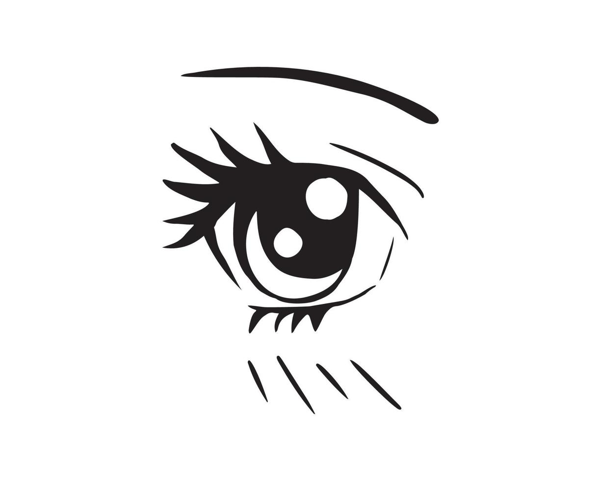 ilustração vetorial de expressão de olhos vetor