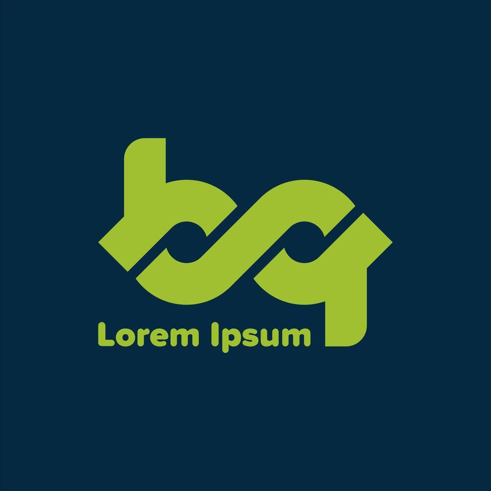 logotipo inicial bg, design de vetor de logotipo moderno minimalista, logotipo de letra n bg para logotipo corporativo, identidade corporativa, logotipo de jogos, logotipo esport