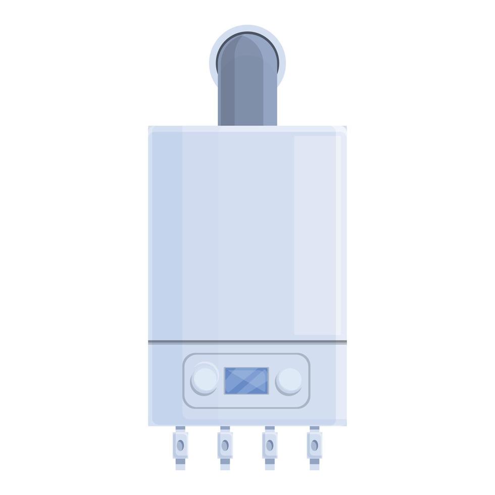 vetor de desenhos animados de ícone de caldeira de gás de ar. água de casa