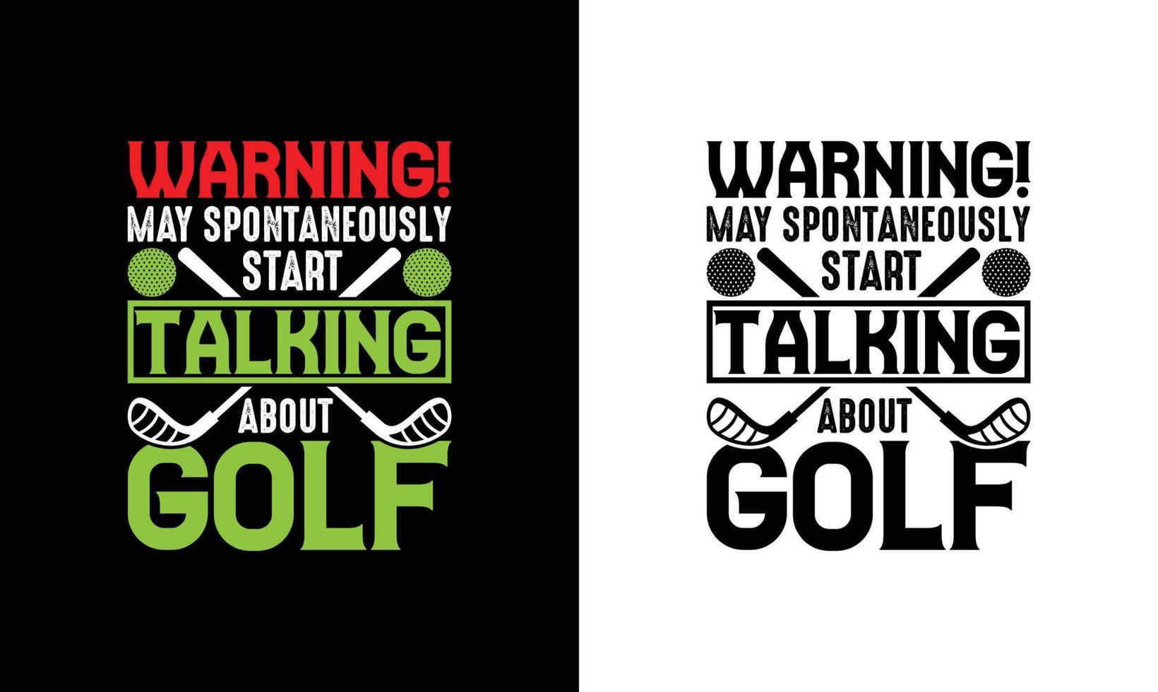 design de camiseta de citação de golfe, tipografia vetor